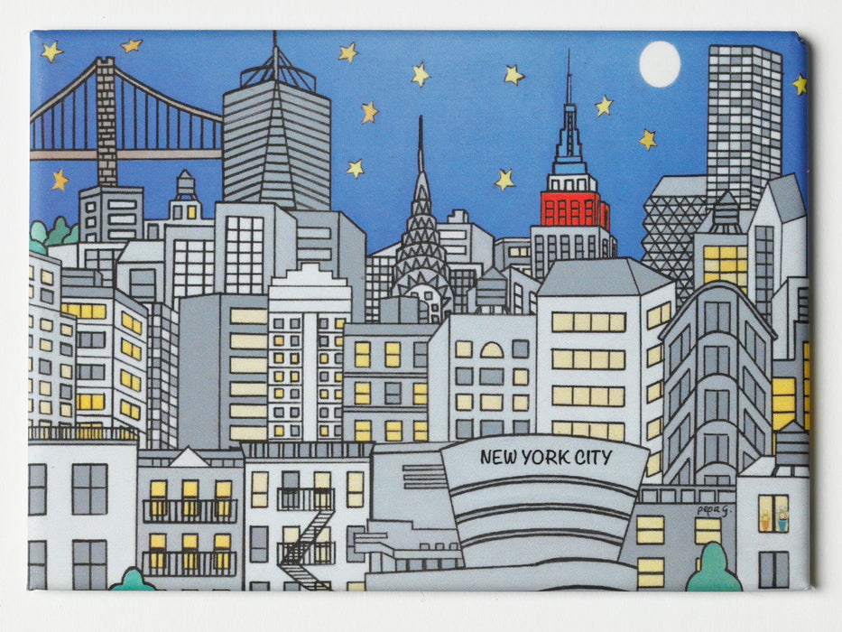 Imán de la noche de Nueva York
