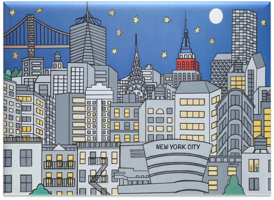 New York de Nuit Magnet